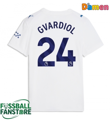 Manchester City Josko Gvardiol #24 Replik 3rd trikot Damen 2026-27 Kurzarm